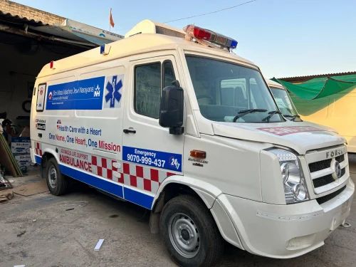 Force Traveler ALS ambulance fabricated by Harmony Overseas